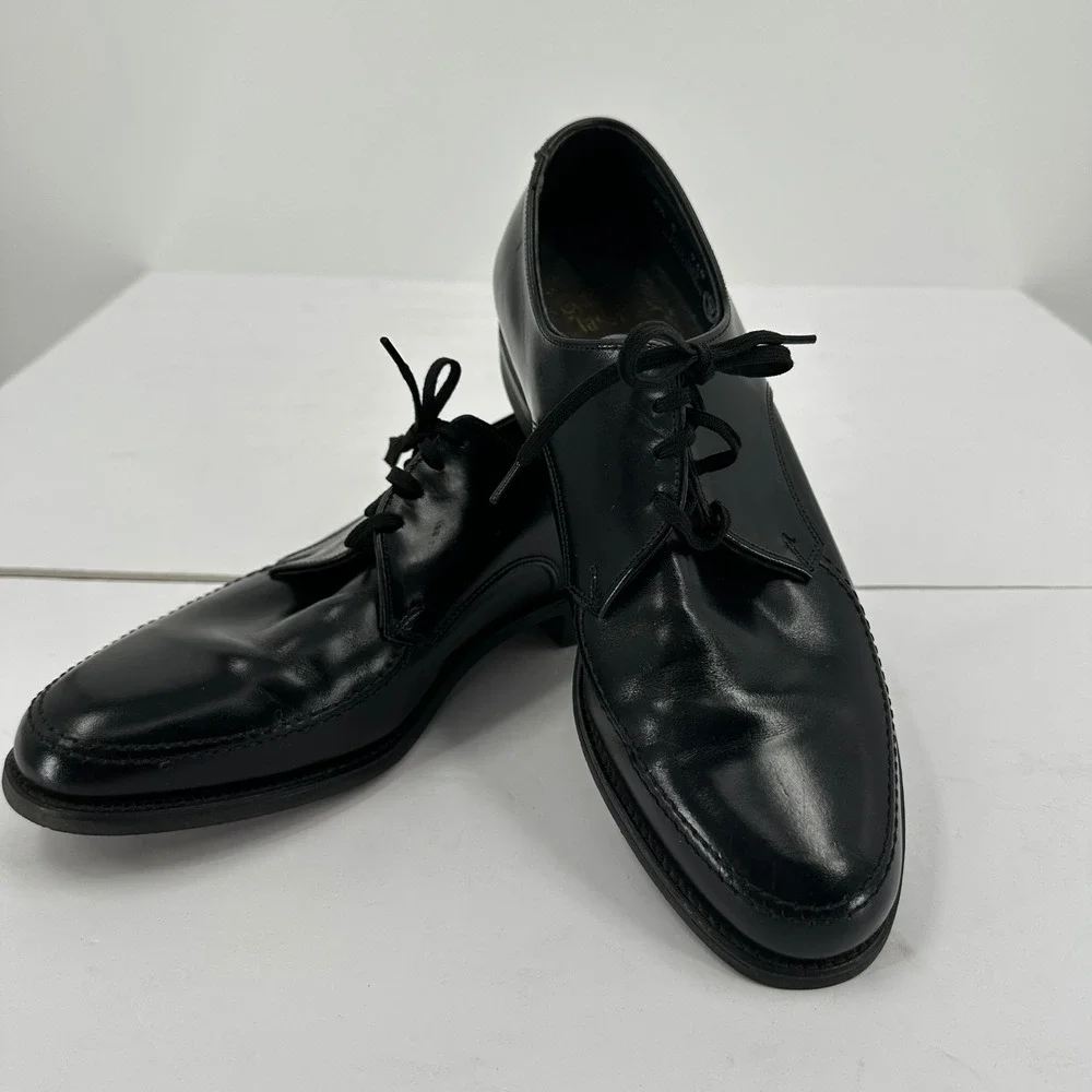 Goodyear Mens‎ Black Leather Oxford Dress Shoes Lace Up Formal Work Size 8.5 E